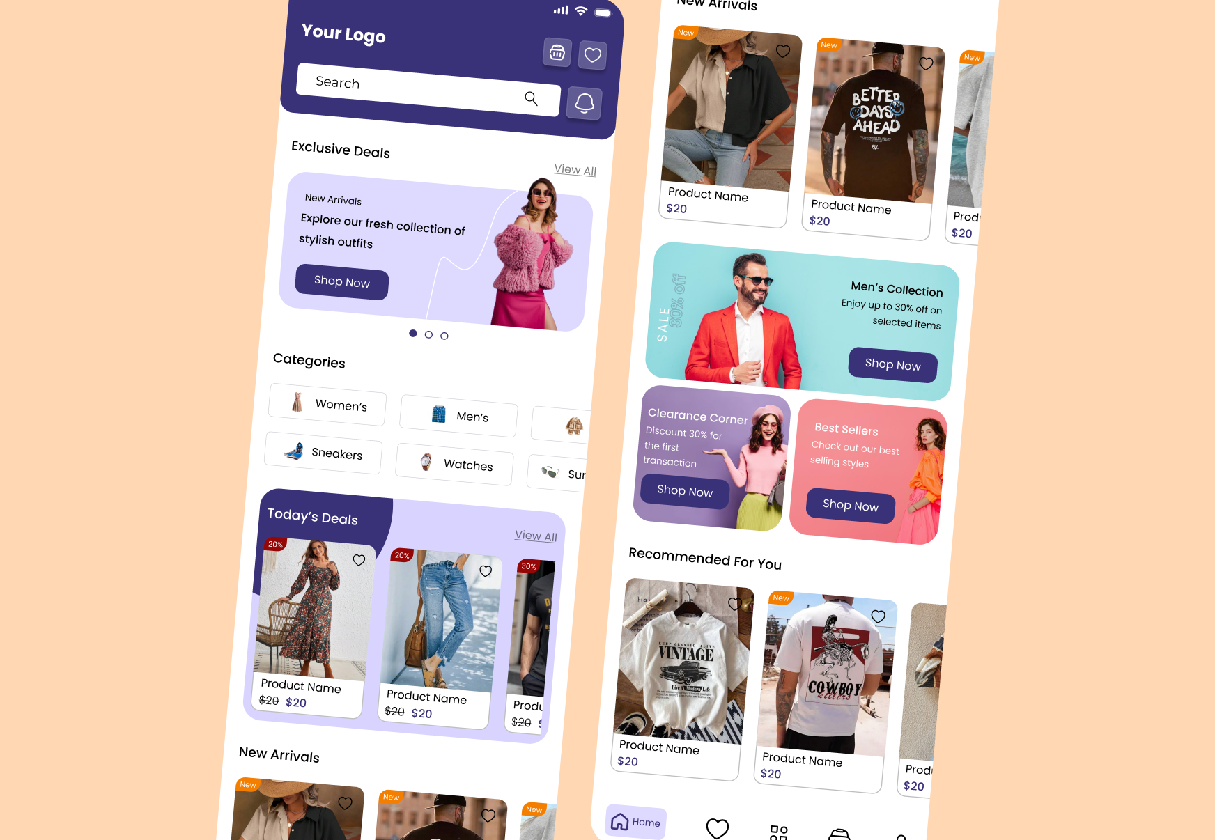 Homepage Design